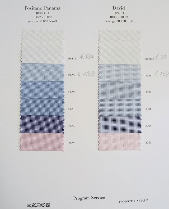 Tessuto oxford per camicia su misura