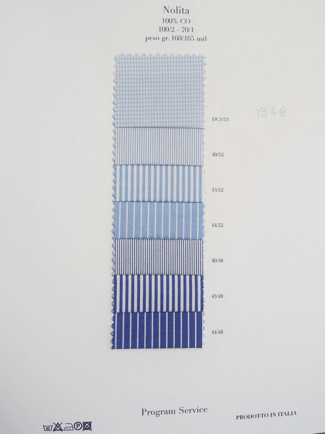 Tessuto Twill per camicia su misura